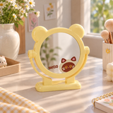 Cute Bear Ear Cartoon Rotating Vanity Mirror