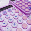 Cute Panda Solar Calculator Pastel Button Cute Desk Calculator for School & Office