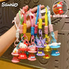 Character Mini Lantern Keychain with Wrist Strap Light Up Bag Charm