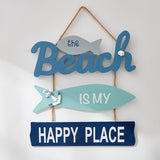 Ocean Style Welcome Sign Hanging Door Sign Cafe Creative Shop Wall Hanging