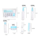 10Pcs Travel Bottle Kit Set