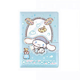 Sanrio B6 PU Leather Notebook Cute Character Journal with Lock Strap & Color Pages