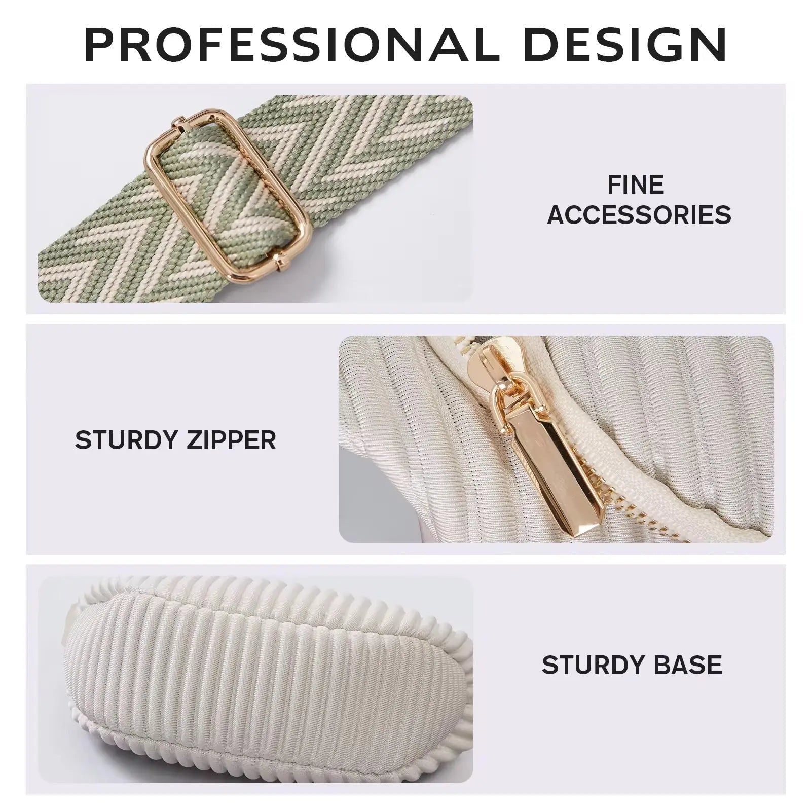 Women’s Pleated Crescent Crossbody Shoulder Bag Lightweight Fashion Sling Bag with Adjustable Strap SparkelsSparkels