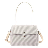 Women’s Elegant Pleated Shoulder & Crossbody Handbag Lightweight Fashion Tote Purse SparkelsSparkels