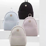 Premium Pleated Velvet Mini Backpack Lightweight Fashion Travel & Casual Daypack for Women SparkelsSparkels