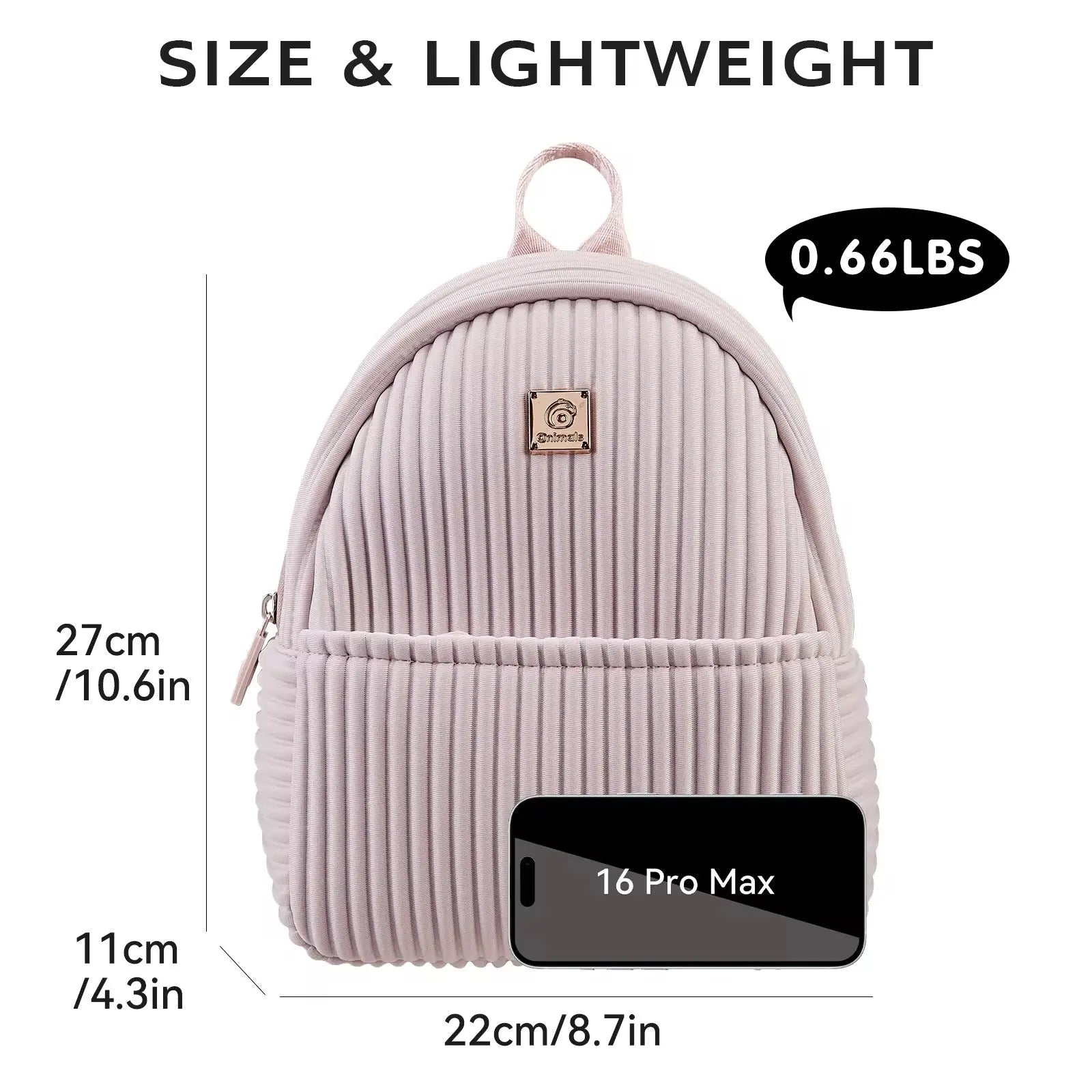Premium Pleated Velvet Mini Backpack Lightweight Fashion Travel & Casual Daypack for Women SparkelsSparkels