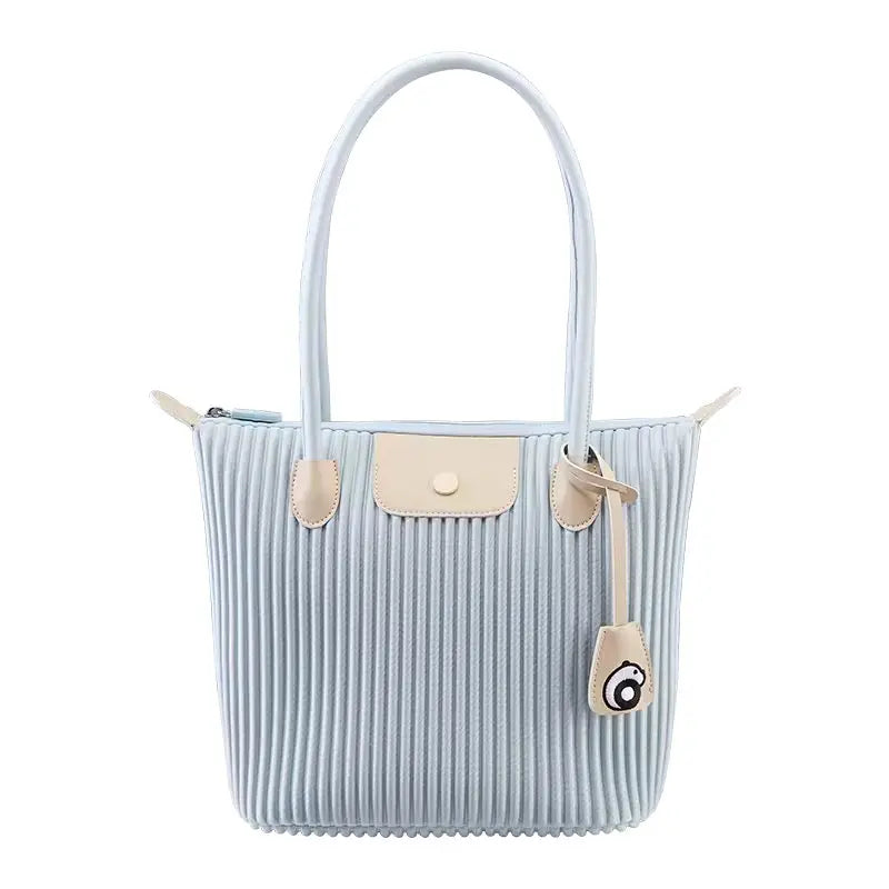 Women’s Lightweight Pleated Tote Bag Stylish Shoulder Handbag for Work, Travel & Everyday Use SparkelsSparkels