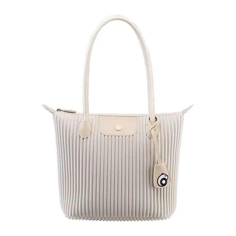 Women’s Lightweight Pleated Tote Bag Stylish Shoulder Handbag for Work, Travel & Everyday Use SparkelsSparkels