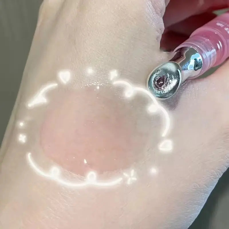 Peach Lip Essence Oil Hydrating Lip Glow & Plumping Nourishing Gloss Moisturizing Lip Care Treatment SparkelsSparkels