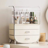 Luxury Dustproof Makeup & Skincare Organizer with 2 Drawers