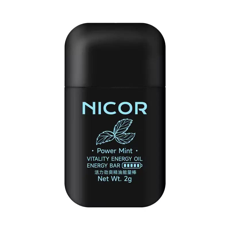 NICOR Dual Nasal Inhaler Vitality Energy Oil Stick Power Mint & Lime Basil Aromatherapy Refresh Stick (2g) SparkelsSparkels
