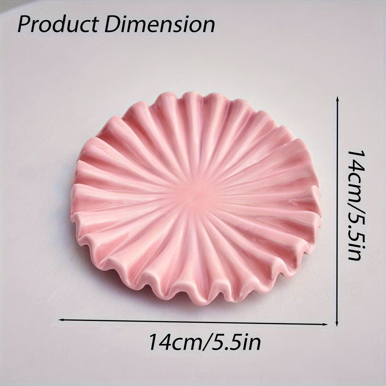 Creative Handmade Ceramic Round Plate