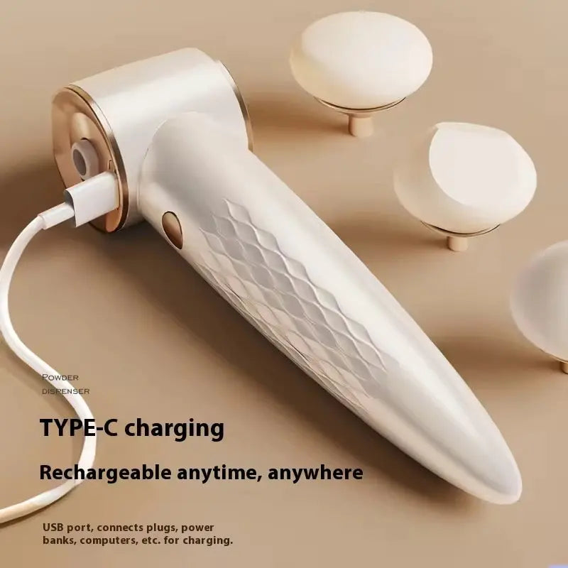 Electric Makeup Puff Device Rechargeable Foundation Blender 3Mode Vibrating Beauty Sponge for Flawless Base SparkelsSparkels