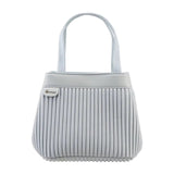 Elegant Pleated Mini Tote Handbag Lightweight Fashion Shoulder & Hand Carry Bag for Women SparkelsSparkels