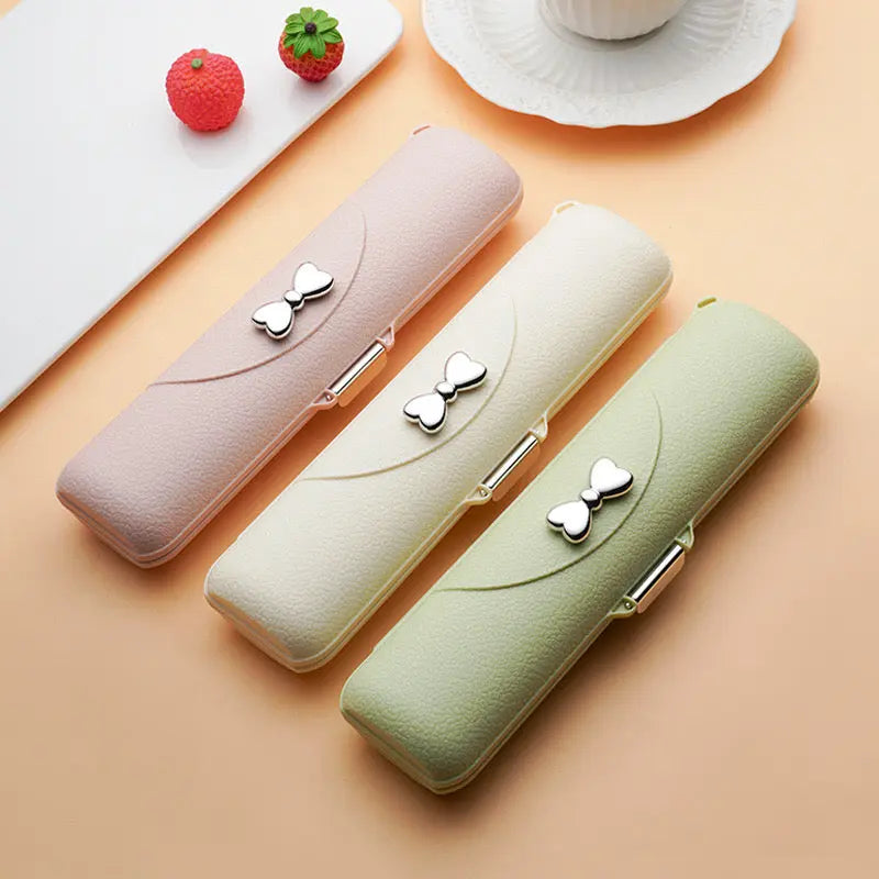 Portable Bowknot Travel Cutlery Set SparkelsSparkels