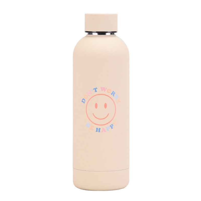 500ML Kawaii Printed Matte Stainless Steel Water Bottle