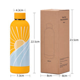 500ML Kawaii Printed Matte Stainless Steel Water Bottle
