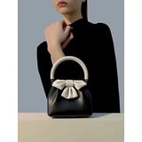 Luxury Bow Handle Mini Handbag for Women SparkelsSparkels