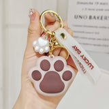 Kawaii Cat Paw Keychain