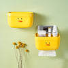 Cute Chick Face Wall Mounted Tissue Box