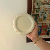 Handmade Pink Striped Ceramic Cup & Saucer Set 320ml Cute Floral Aesthetic Coffee & Tea Cup SparkelsSparkels