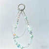 Star Charm Crystal Beaded Keychain