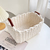 Handmade Cotton Rope Basket Desktop Cosmetic Organizer