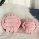 Plush Knot Ball Cushion PillowDecorative Throw Pillow for Sofa & Bed Soft Knot Ball Toy Cushion