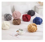 Plush Knot Ball Cushion PillowDecorative Throw Pillow for Sofa & Bed Soft Knot Ball Toy Cushion