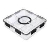 Multi Compartment Spice & Dry Food Storage Organizer Box
