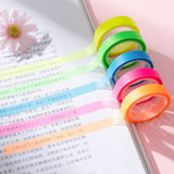2pcs Highlighter Sticky Tape Roll