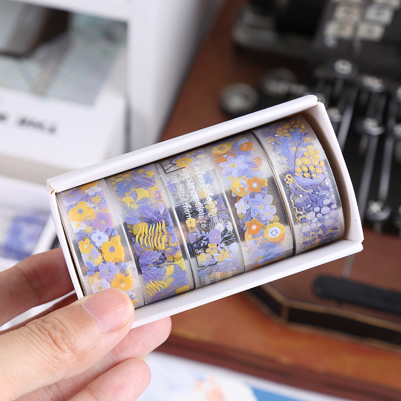 Floral Transparent Sticky Tape