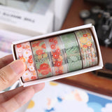 Floral Transparent Sticky Tape