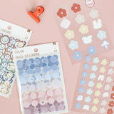 120 Pcs Kawaii Sticky Plant Stickers Cute Label Stickers for Journaling, Scrapbooking & Diary Deco