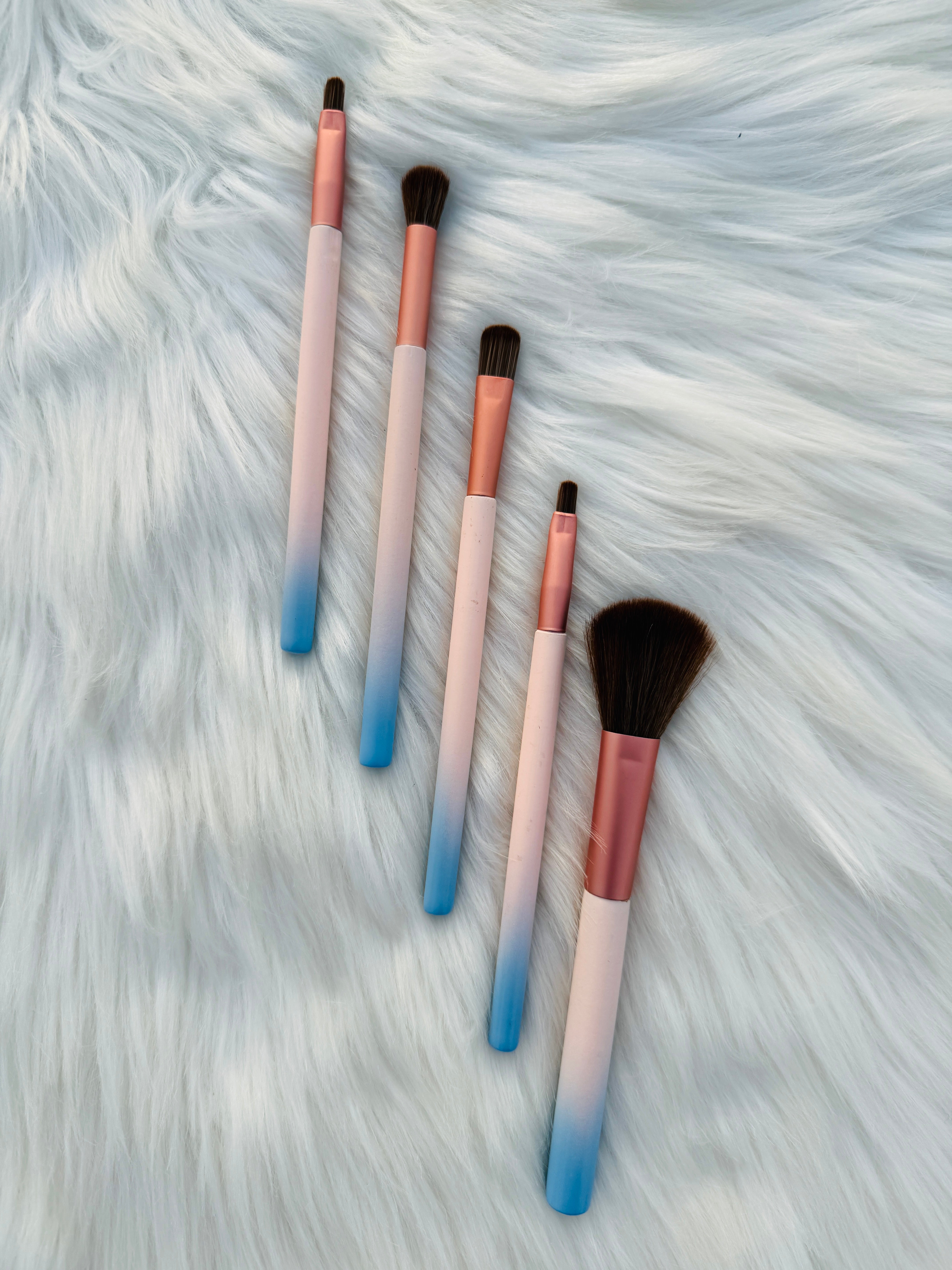 Dreamy Ombre Makeup Brush Set 5 Essential Pieces
