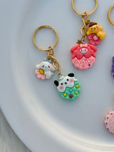 Kawaii Character Keychain Collection Adorable Pastel Charms