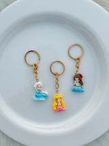 Fairytale Princess Keychain Set Adorable Royal Charms