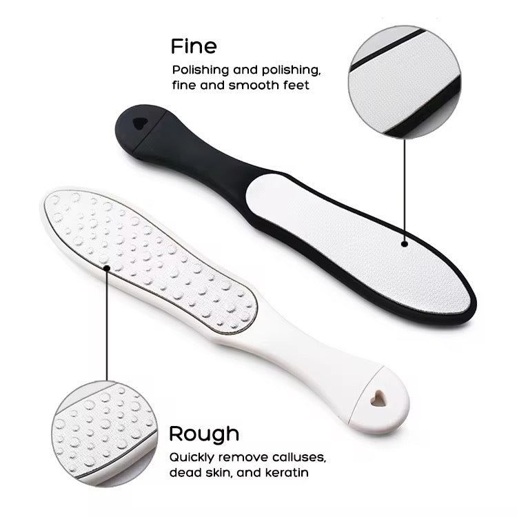 Dual-Sided Stainless Steel Foot File Professional Pedicure Callus Remover
