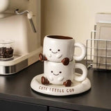Cute Little Cup Ceramic Mug Set SparkelsSparkels
