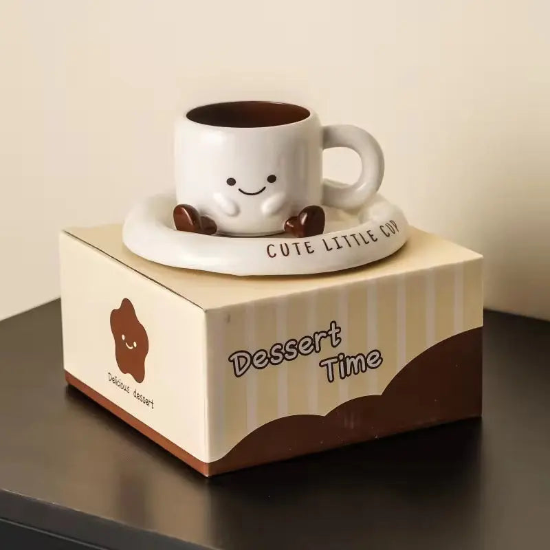 Cute Little Cup Ceramic Mug Set SparkelsSparkels