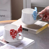 Polka Bow Ceramic Mug SparkelsSparkels