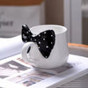 Polka Bow Ceramic Mug SparkelsSparkels