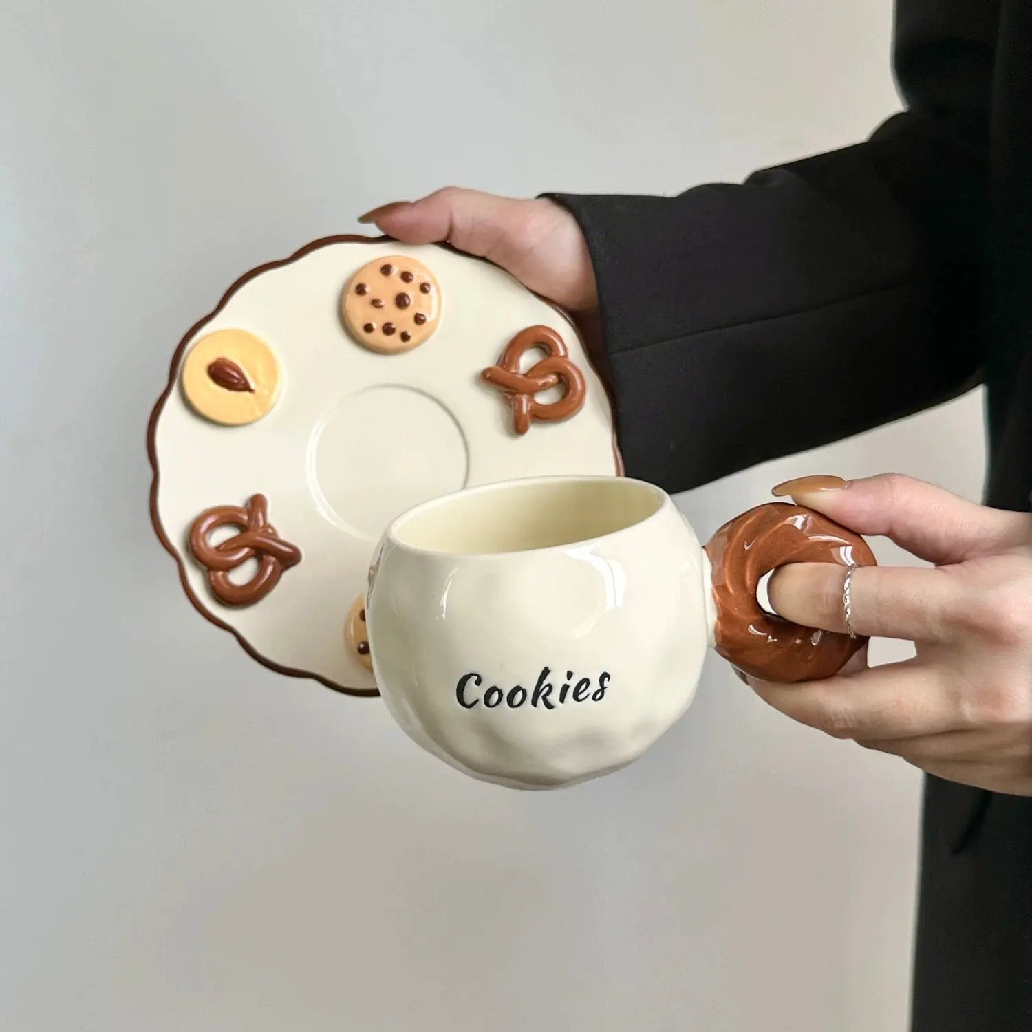 Cookies & Donut Ceramic Cup Set SparkelsSparkels