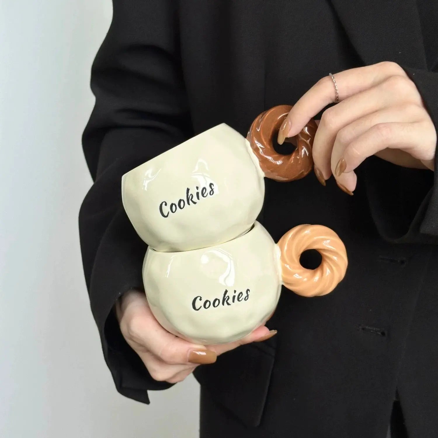 Cookies & Donut Ceramic Cup Set SparkelsSparkels