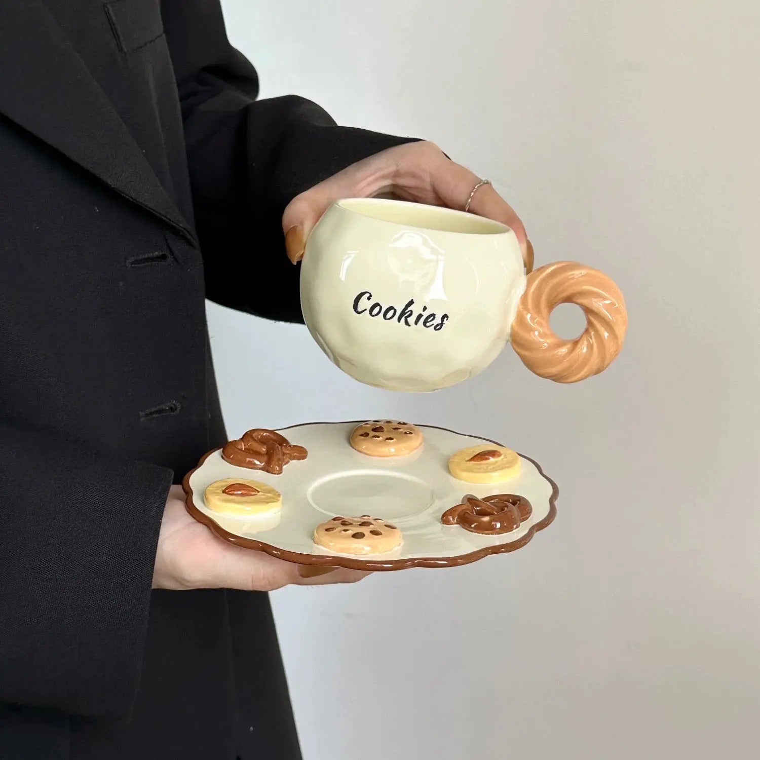 Cookies & Donut Ceramic Cup Set SparkelsSparkels