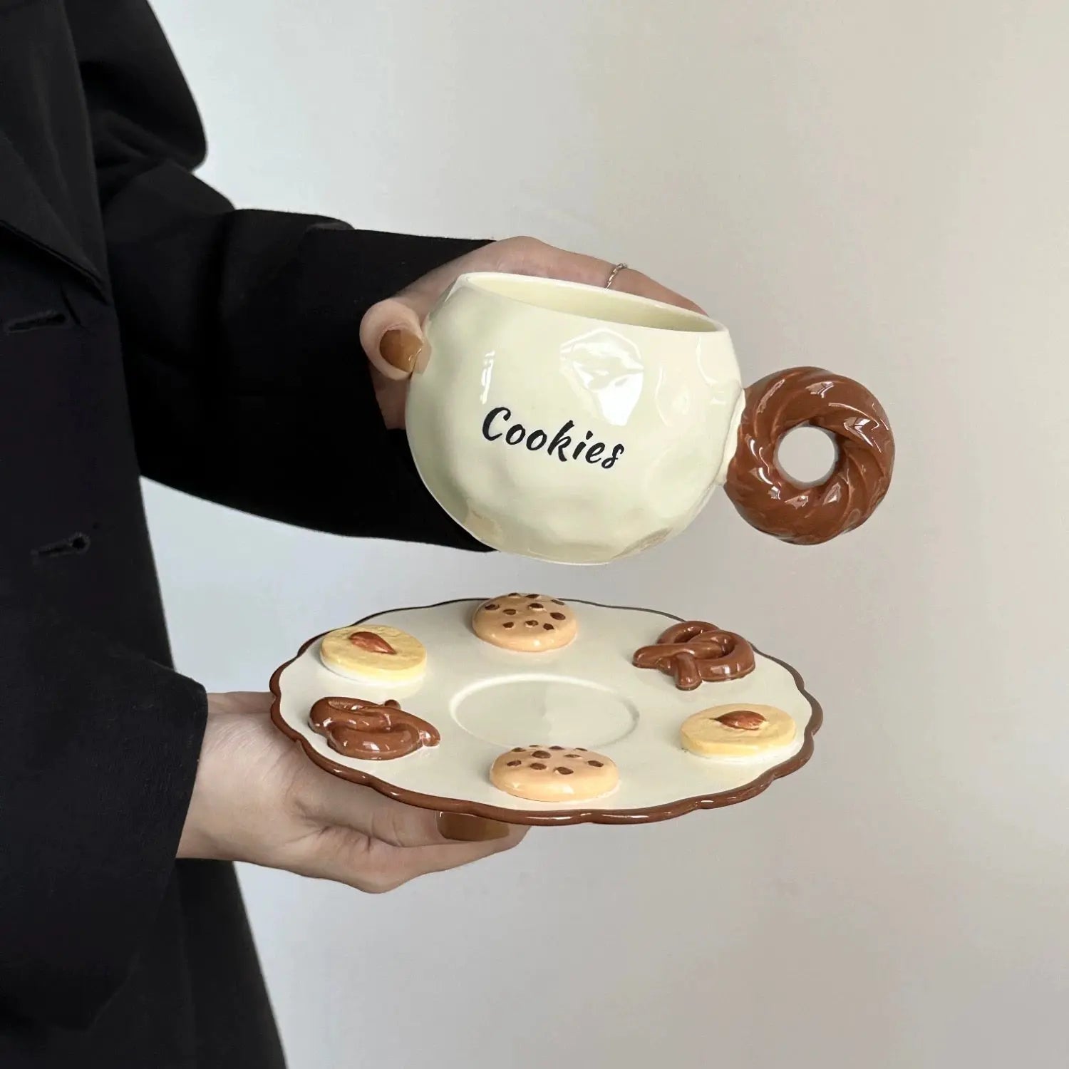 Cookies & Donut Ceramic Cup Set SparkelsSparkels