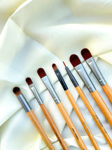 Professional Eye Brush Set 6 Precision Tools for Effortless Blending