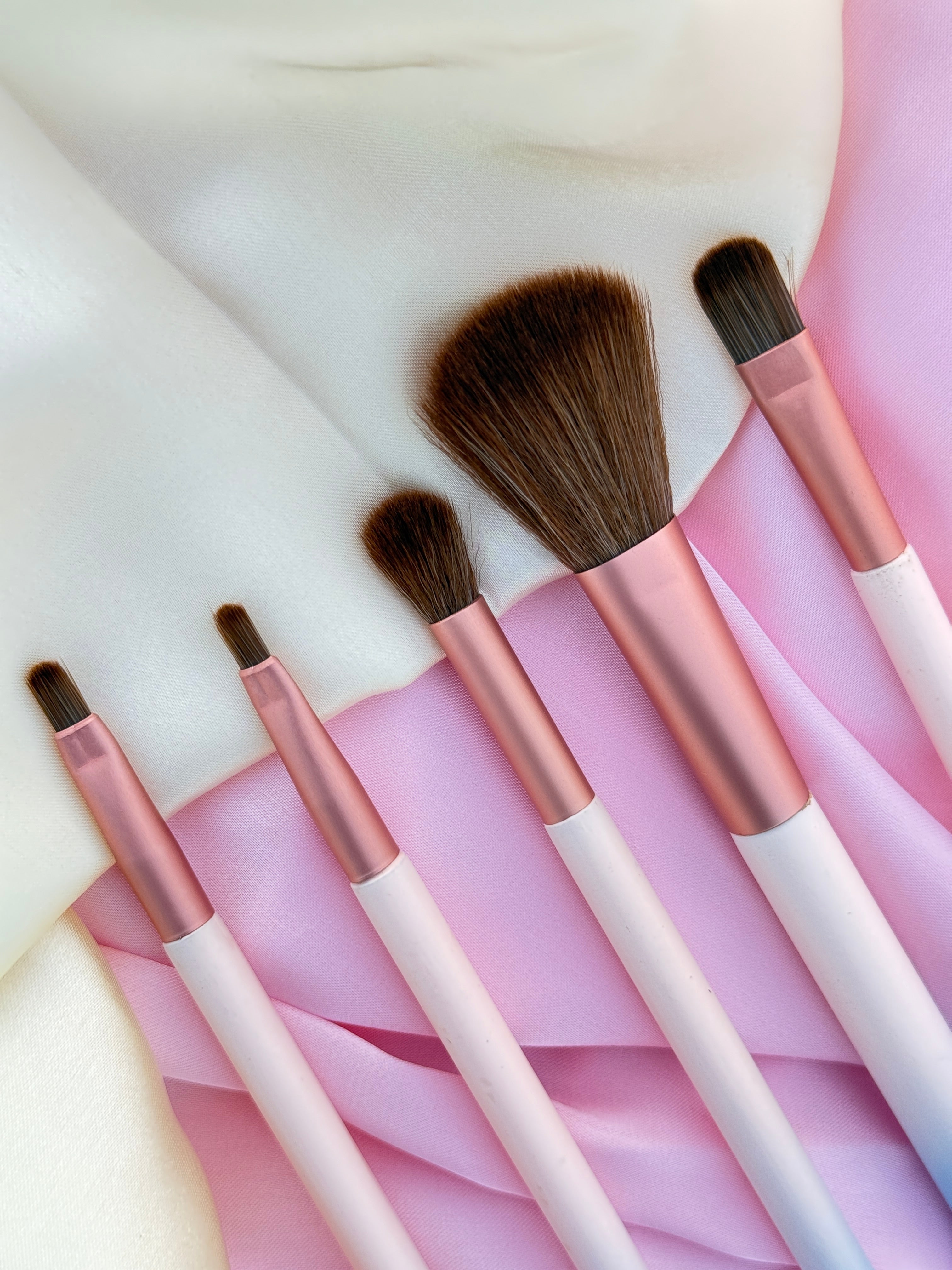 Dreamy Ombre Makeup Brush Set 5 Essential Pieces