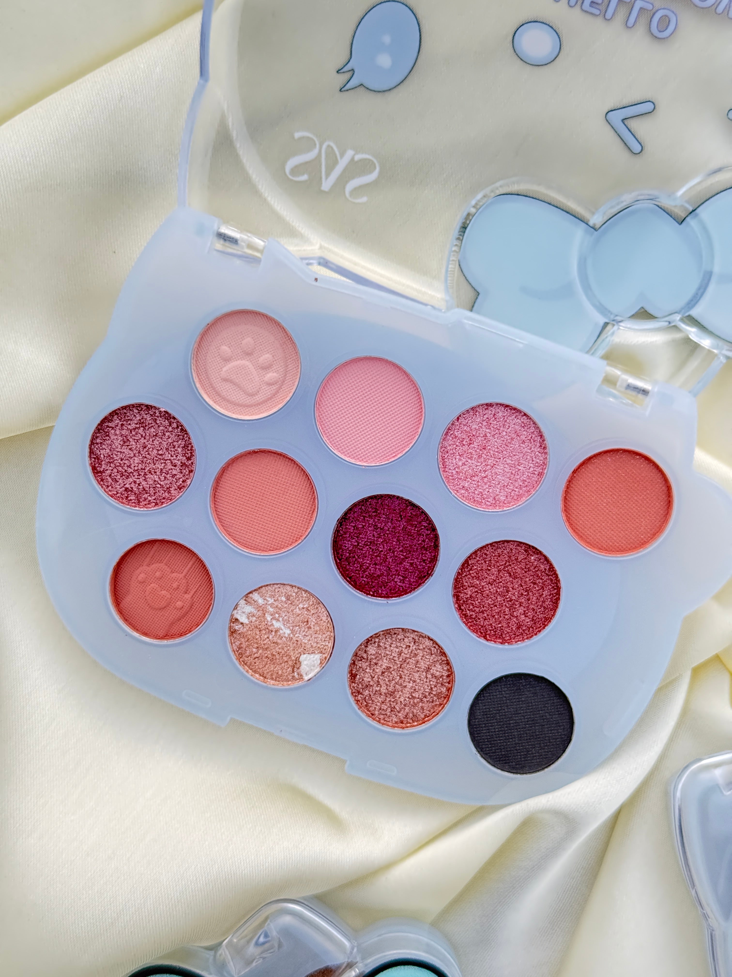 Kitty Eyeshadow Palette 12 Shades of Cuteness