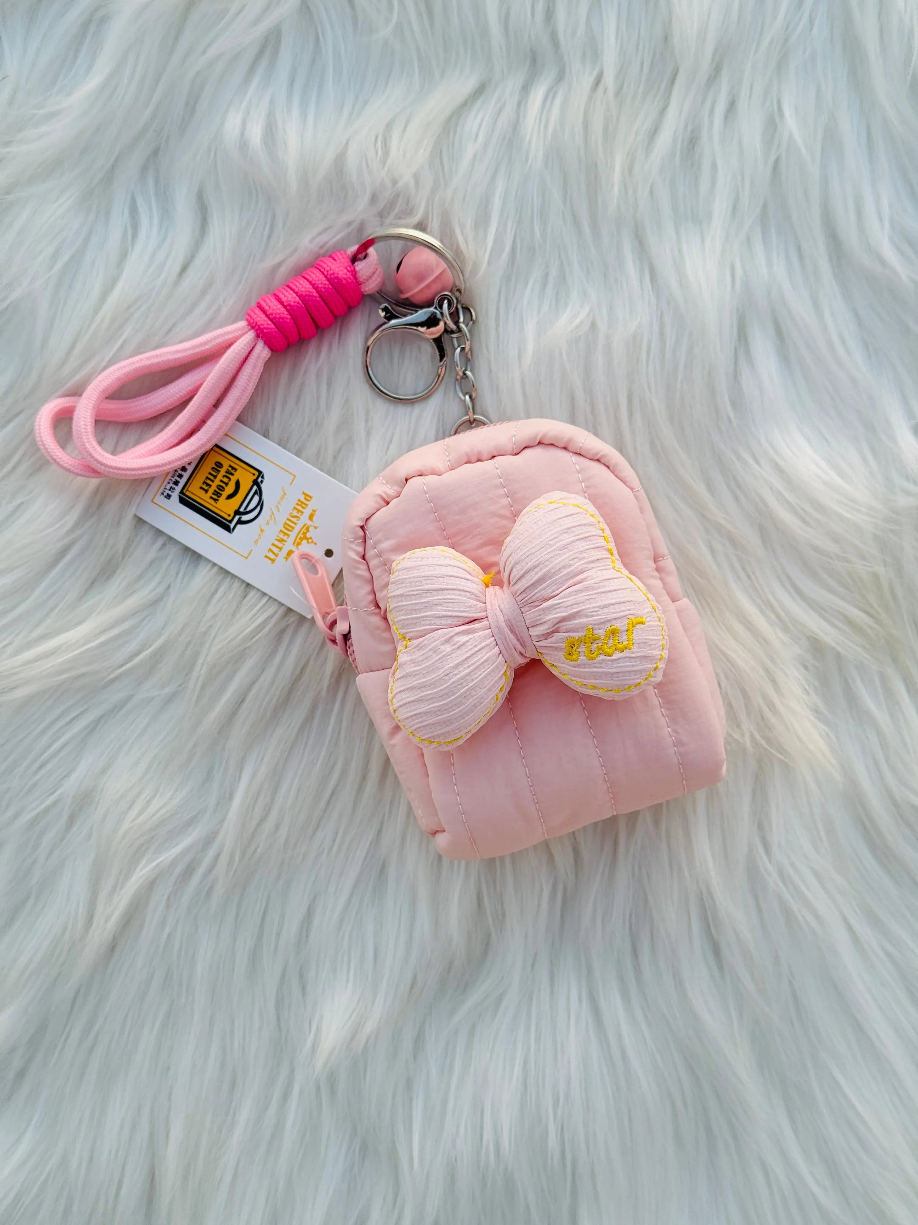 Cute Bow Mini Backpack Coin Pouch SparkelsSparkels